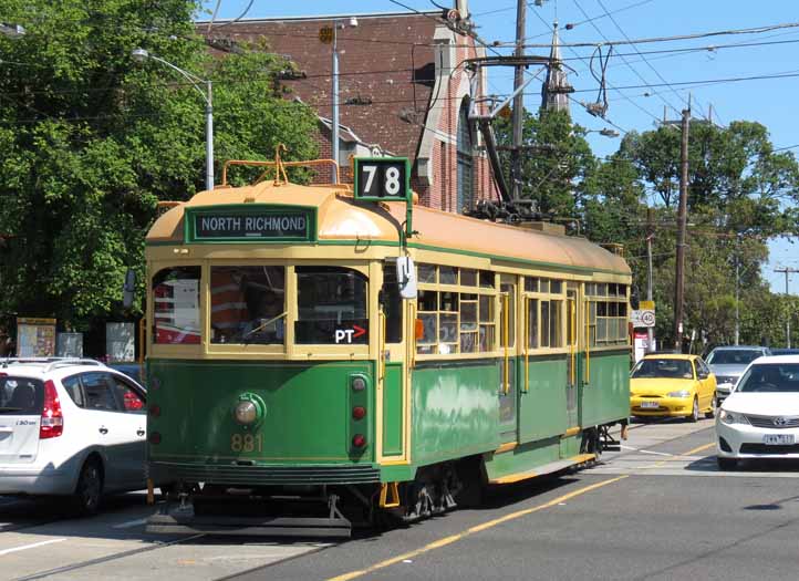 Yarra Trams W class 881